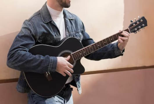 un guitarrista