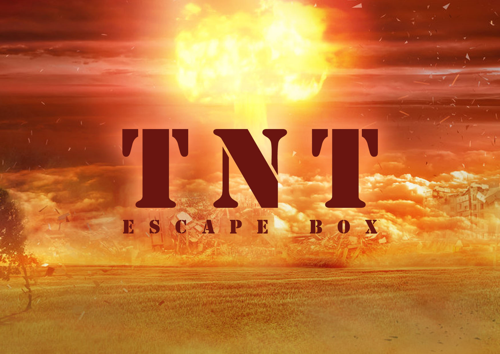 Logo "TNT" escape box